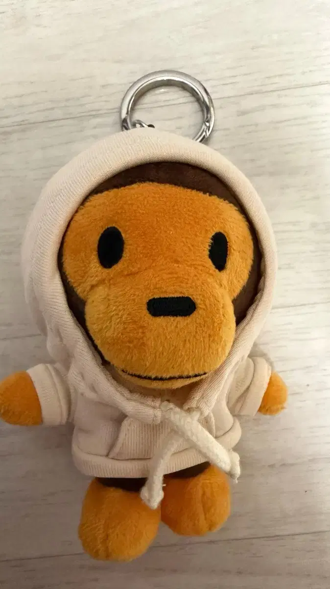 BAPE BABY MILO HOODIE PLUSH DOLL KEYCHAI Ape BAPE BABY MILO PLUSH